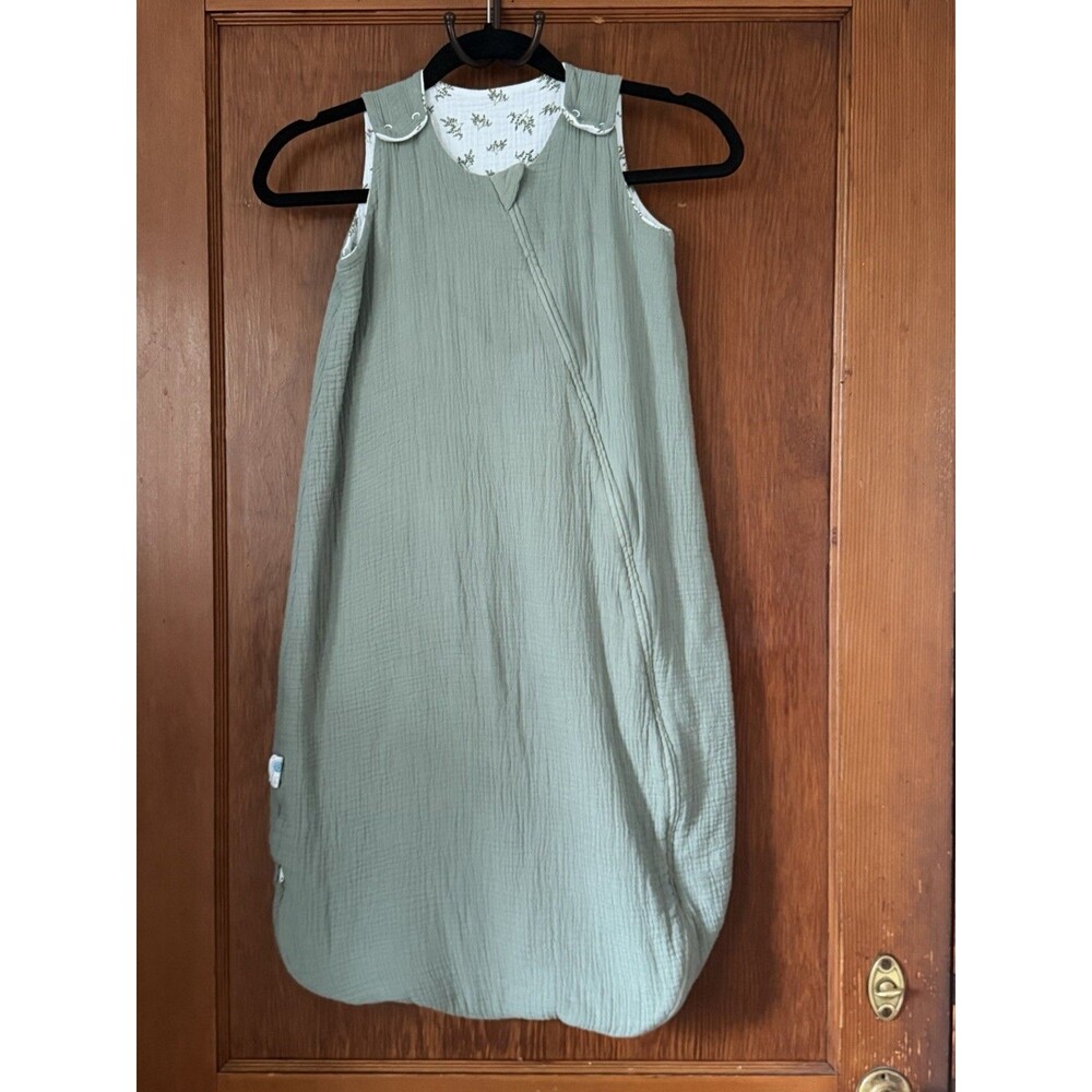 Lulu Moon Infant Sleepsack Size Large Sage 100% Cotton
